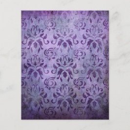 Shabby Purple Vintage Scrapbook Paper