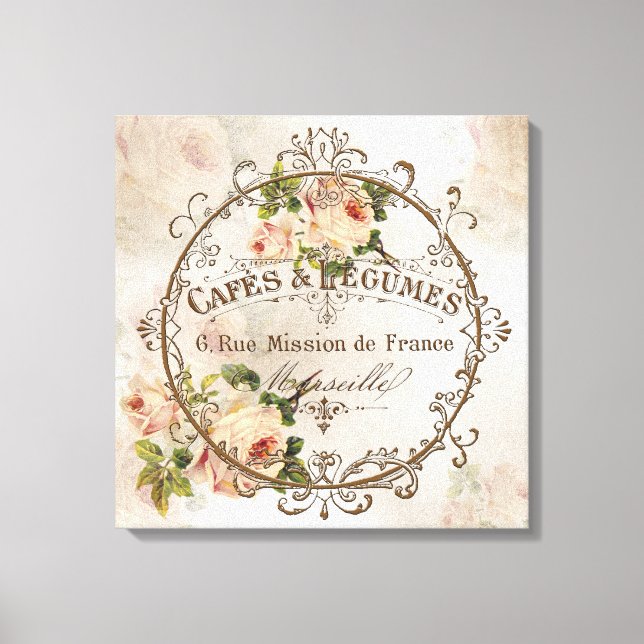 ShabbyVintageRoses3 - Canvas (Frente)