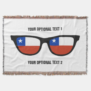 Shades do Chile jogam cobertor personalizado