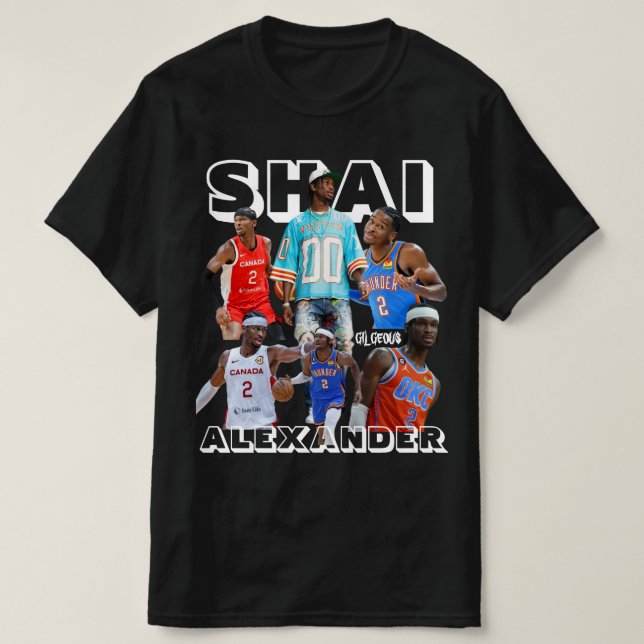 Shai Gilgeous Alexander T-Shirt (Frente do Design)
