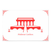 Shalimar Garden Lahore | Poster do Jardim Shalamar