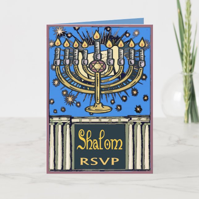 Shalom , Convite para Festa (Frente)