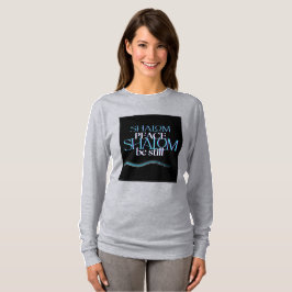 Shalom Shalom Peace Be Ainda T-Shirt (Longa Folha)