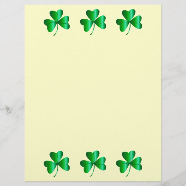 Shamrock Letterhead (Frente)