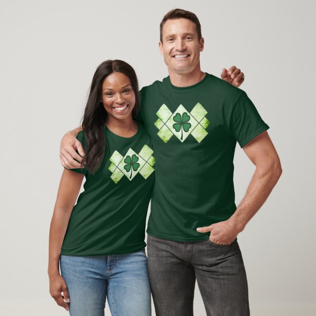 Shamrock Pattern St Patrick’s Day Shirt – camiseta (Unissex)