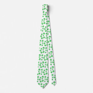 Shamrock Verde Gravatas de Feriado de Shamrocks