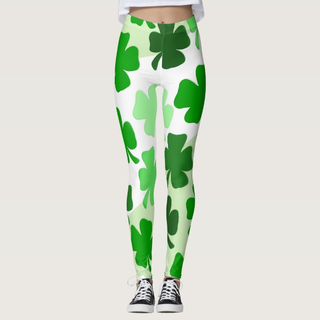 Shamrocks Irish Leggings (Frente)