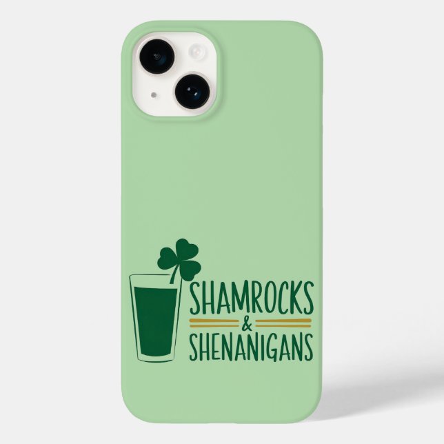 Shamrocks & Shenanigans: Rua. Design do Dia de Pat (Verso)