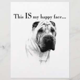 Shar Pei Happy Face Chinês
