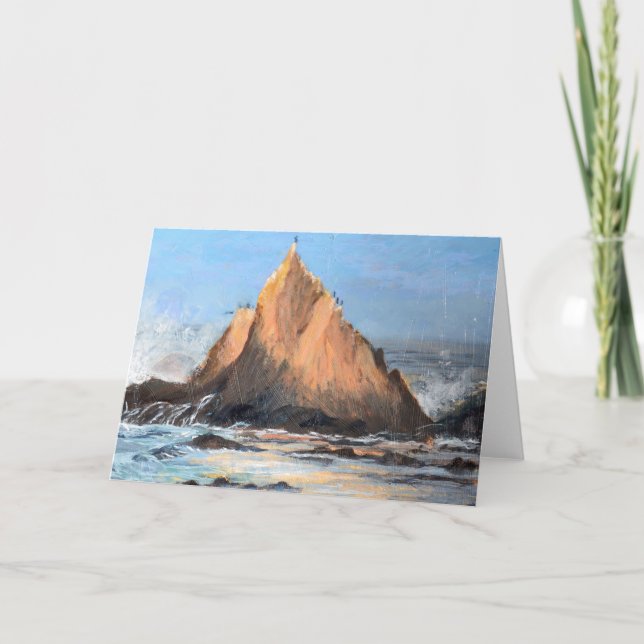 Sharkfin Reúne no Cartão de Saudação de Praia de M (Frente)