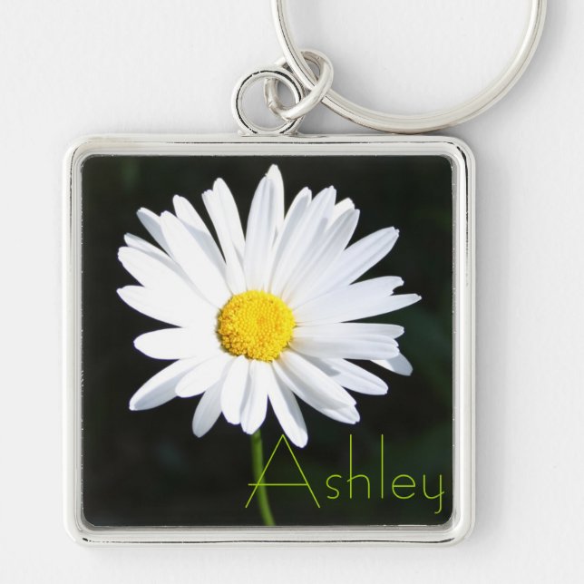 Shasta Daisy Chaveiro com nome (Frente)
