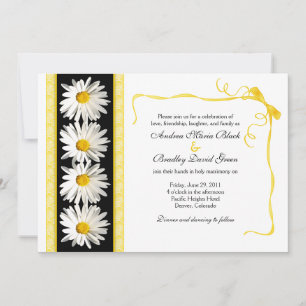Shasta Daisy Wedding Convite