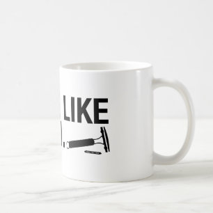 Shave como uma caneca de café da lâmina de