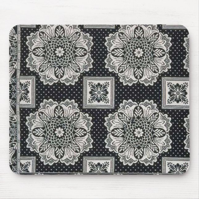 Shawl Flower Impressão Mousepad (Frente)