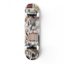 Sheffey Fonts - Bronze e Cinza Skate Boar