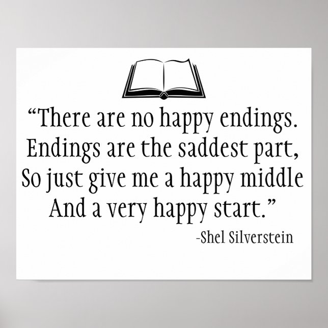 Shel Silverstein Quote Wall Poster (Frente)