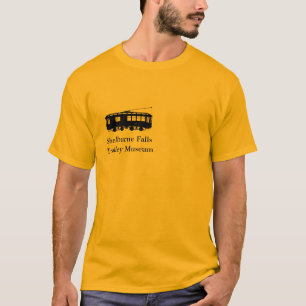 Shelburne cai camisa do museu do trole