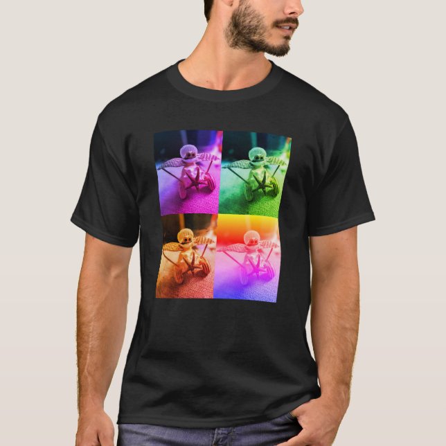 Shell Art Airplane T-Shirt (Frente)