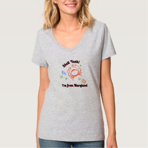 "Shell Sim! Eu sou de Maryland" Camiseta de Carang
