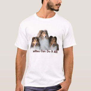 Sheltie pode fazê-lo todo o t-shirt unisex