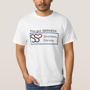 Shelton serve o t-shirt