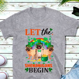 Shenanigans Engraçados Dia de São Patrício T-Shirt