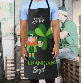 Shenanigans Leprechaun Shamrock Rua dia de Patrick