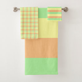 Sherbet Coordena o conjunto de toalhas