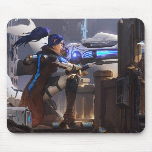 Sheriff Gaming Mousepad Fanart pad do atirador E
