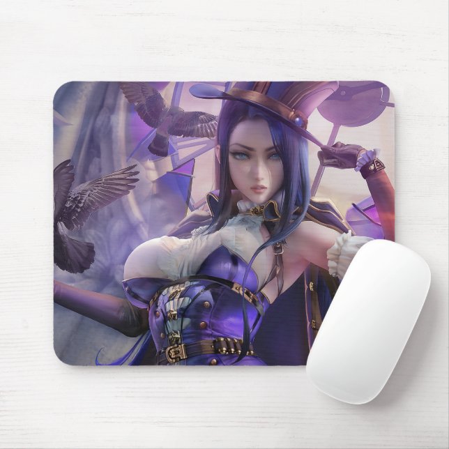 Sheriff Gaming Mousepad | Fanart pad do atirador E (Com mouse)
