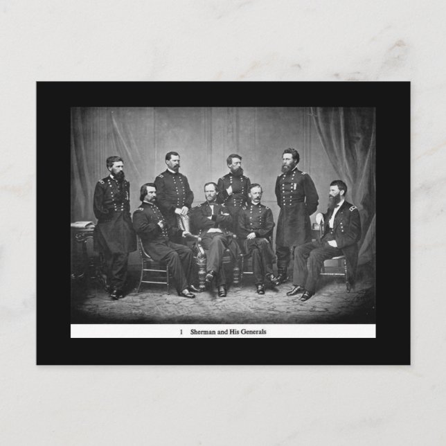 Sherman e seu cartão postal geral (Frente)