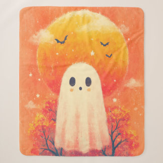 Sherpa Cobertor Aconchegante de Halloween Fofo