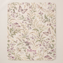 Cobertor caprichoso de cottagecore moderno