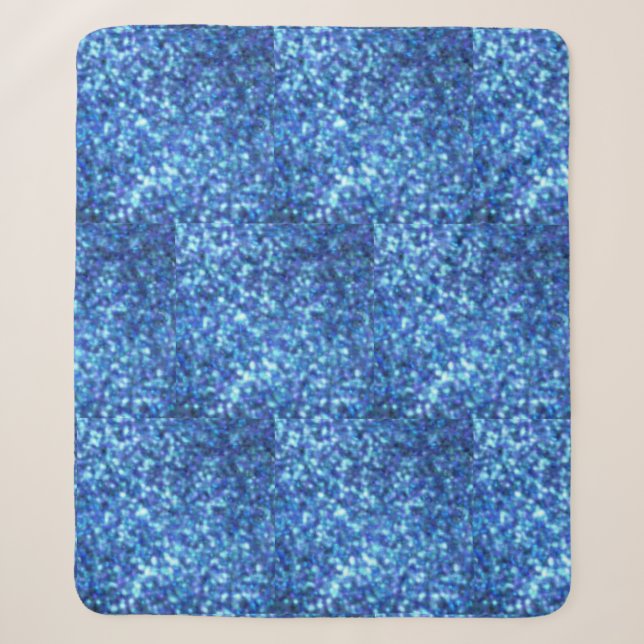 Sherpa Cobertor Faísca Azul (Frente)