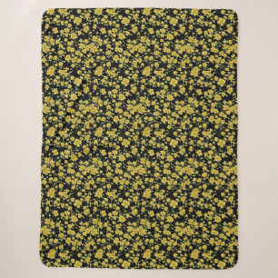 Sherpa Cobertor Floral