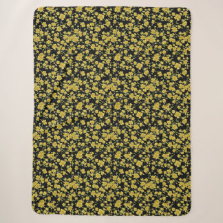 Sherpa Cobertor Floral