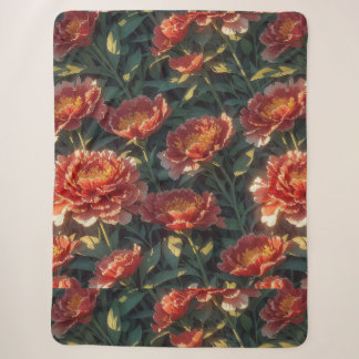 Sherpa Cobertor Floral