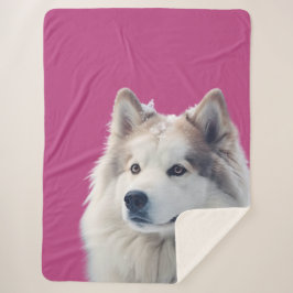 Sherpa Cobertor Personalizado com Foto de Cachorro