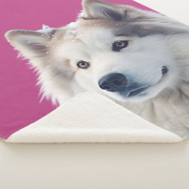 Sherpa Cobertor Personalizado com Foto de Cachorro