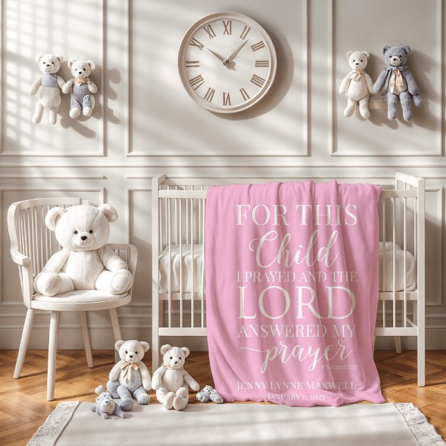 Sherpa Para esta criança, rezei para um cobertor de bebês (Criador carregado)