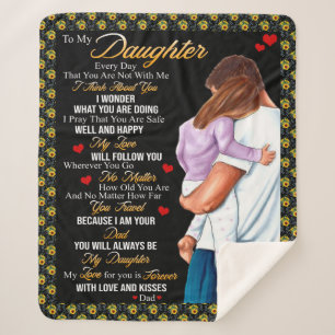 Sherpa Personalizado Para Meu Cobertor De Filha,