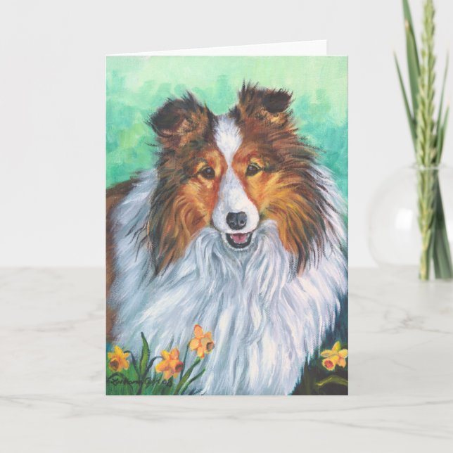 Shetland Sheepdog - Cartões (Frente)