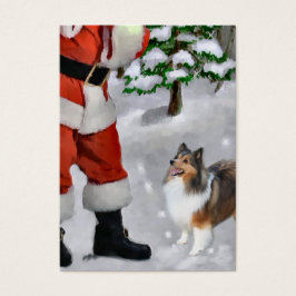 Shetland Sheepdog Sheltie presentes de Natal