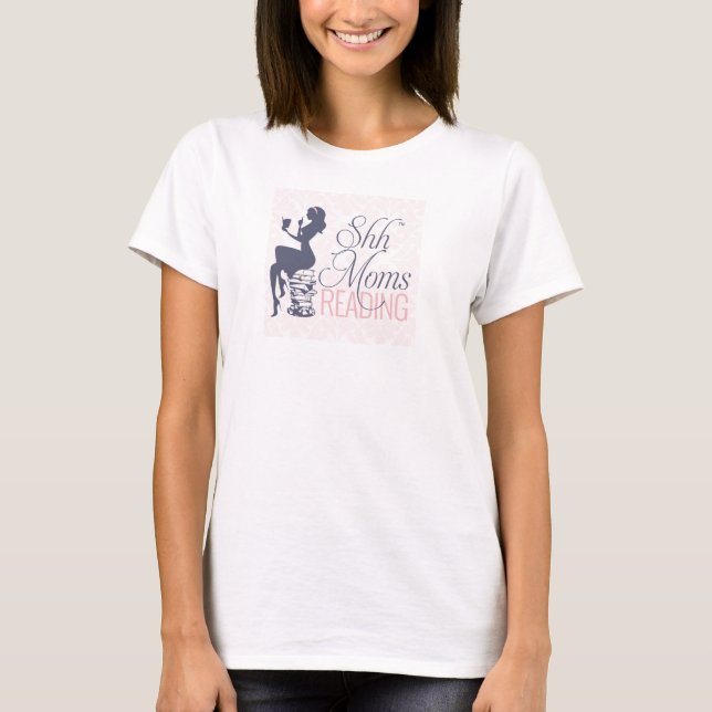 Shh Mães Lendo T-Shirt (Frente)