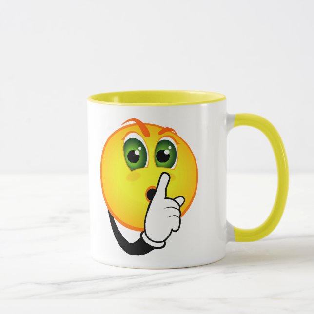Shhh! , Não fale a caneca de café (Direita)