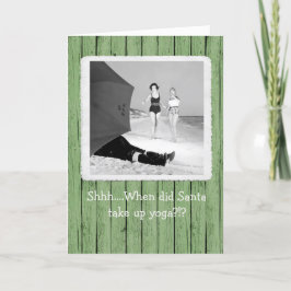 Shhh... Papais noeis Fazendo Cartão de Saudação de
