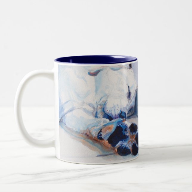 SHHHHHH! Caneca de labrador retriever (Esquerda)