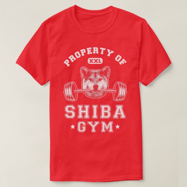 Shiba Gym Premium T-Shirt (Frente do Design)