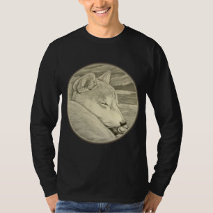 Shiba Inu Camisas de Arte Camisas de Arte Masculin