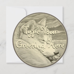 Shiba Inu - Convites - Cartões Shiba Inu Personali